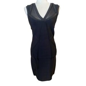 Bebe Black Bodycon Bandage Dress